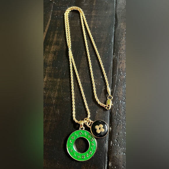 Authentic Louis Vuitton Two Charm Necklace - Picture 2 of 3